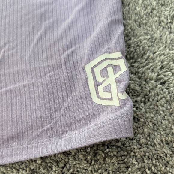 Lavender Ribbed Tank Top - Picture 2 of 3